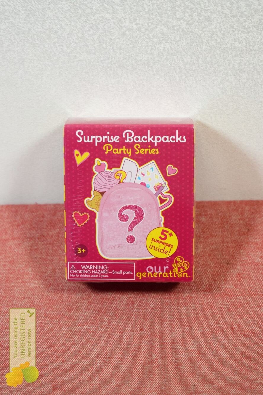 Our Generation Surprise Backpack Party Series